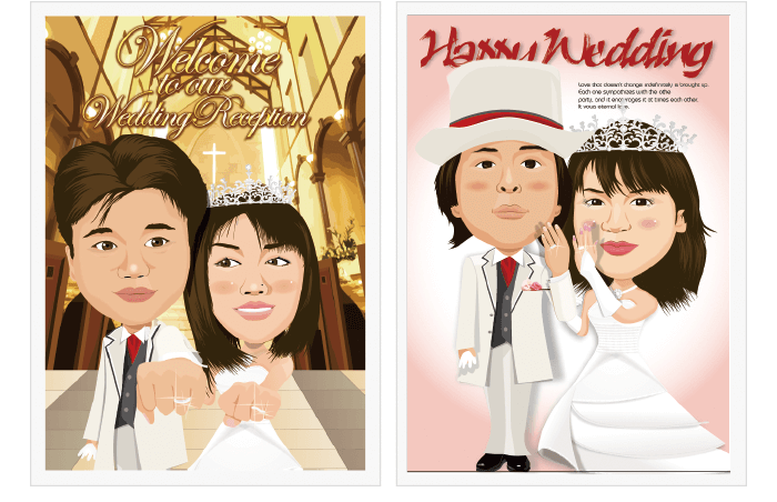 結婚式用ウェルカムボード